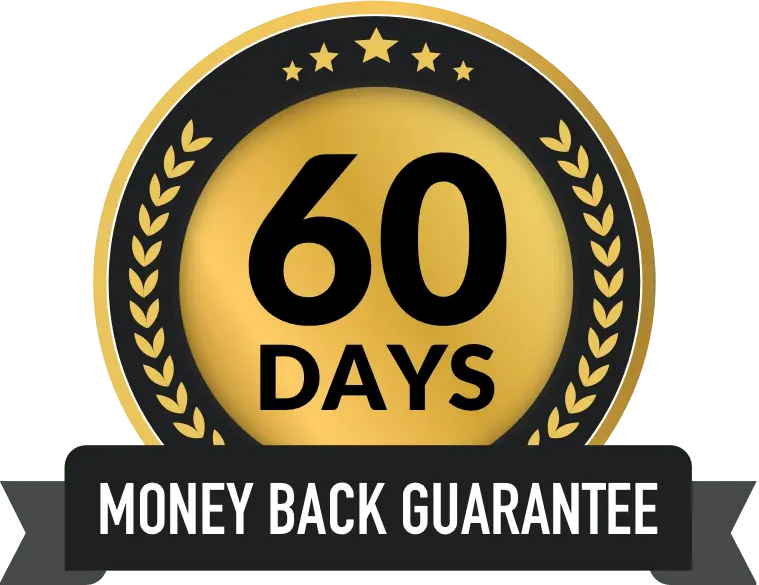  60days money back gurantee